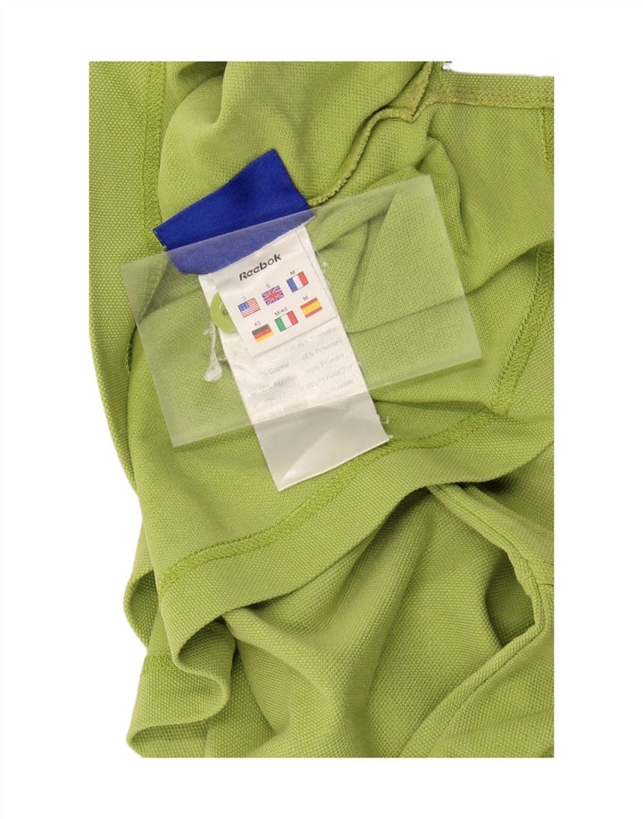 REEBOK Mens Polo Shirt Small Green Cotton Vintage Reebok and Second-Hand Reebok from Messina Hembry 
