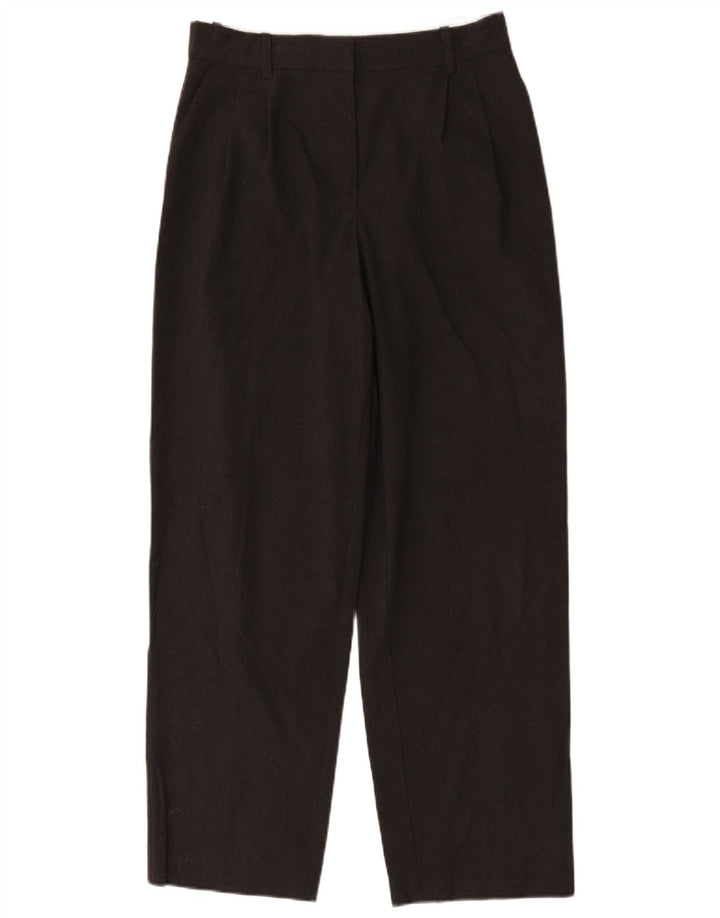 Zara Womens Pegged Suit Trousers Small W26 L29 Grey Polyester