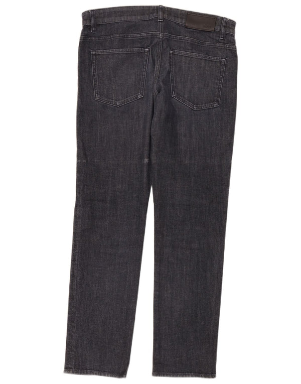 HUGO BOSS Mens Candiani Slim Jeans W32 L32 Navy Blue Cotton
