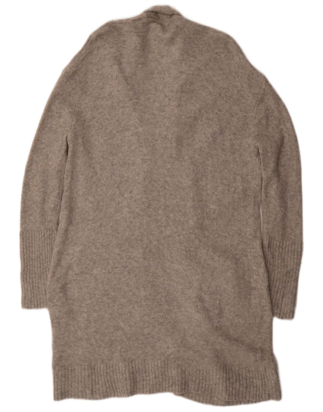 MOSSIMO Womens Oversized Longline Open Cardigan Sweater UK 14 Medium Grey