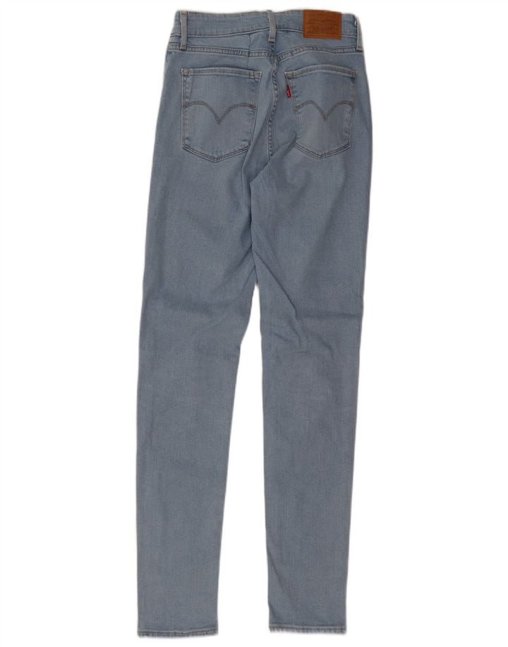 Levi's Womens Skinny Jeans W26 L30 Blue Lyocell