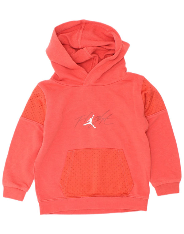 Jordan Baby Boys Graphic Hoodie Jumper 18-24 Months Red Colourblock