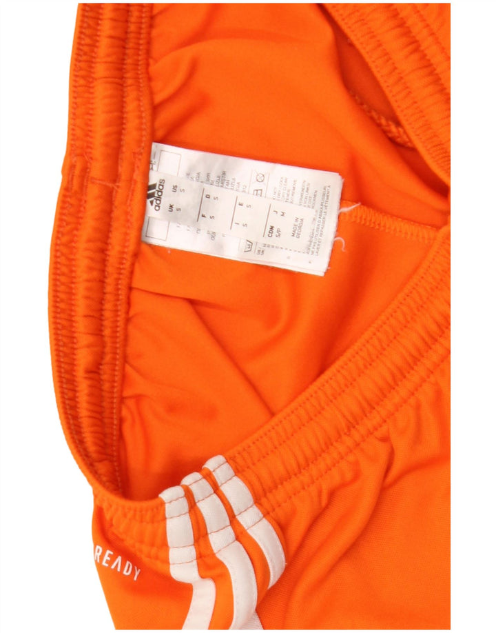 Adidas Mens Aeroready Sport Shorts Small Orange Polyester