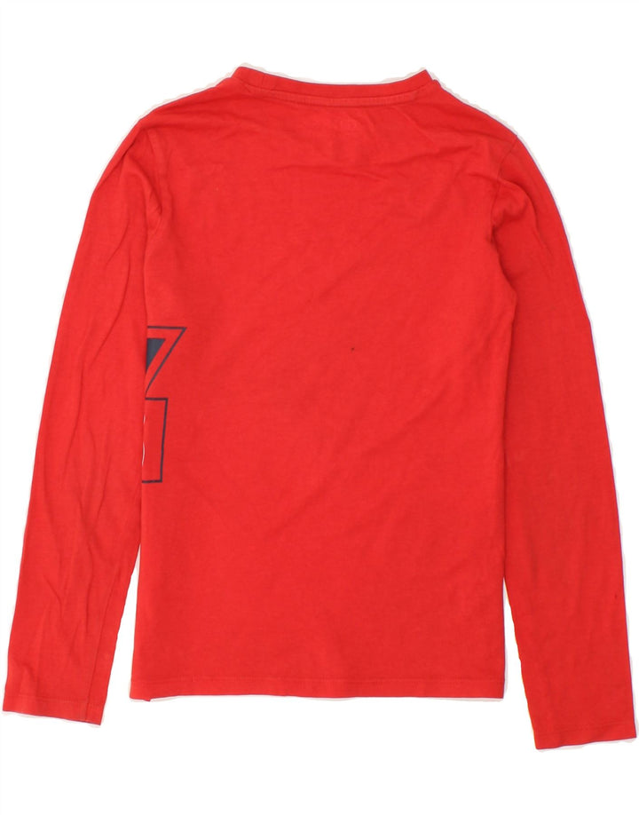 GUESS Boys Graphic Top Long Sleeve 7-8 Years Red Vintage Guess and Second-Hand Guess from Messina Hembry 