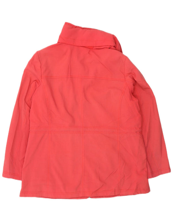 Marks & Spencer Womens Utility Jacket UK 16 Large Red Polyamide
