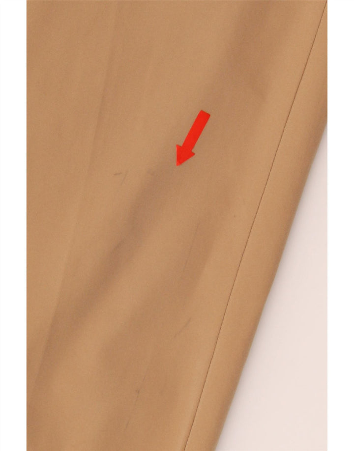 J. CREW Mens Flex Slim Chino Trousers W32 L30 Brown Polyester Vintage J. Crew and Second-Hand J. Crew from Messina Hembry 