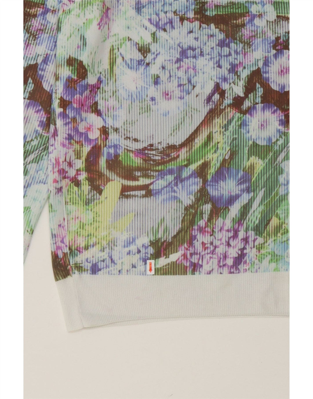 COLMAR Womens Sweatshirt Jumper UK 10 Small Multicoloured Floral Polyamide Vintage Colmar and Second-Hand Colmar from Messina Hembry 