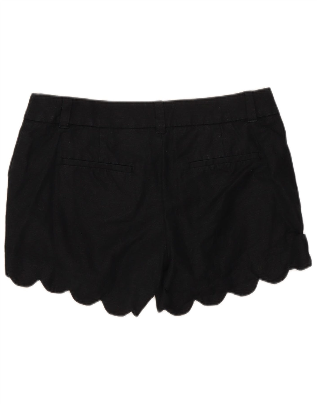 J. Crew Womens Chino Shorts US 2 XS W30 Black Linen