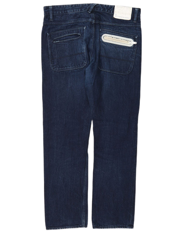 G-Star Mens Straight Jeans W33 L32 Blue Cotton