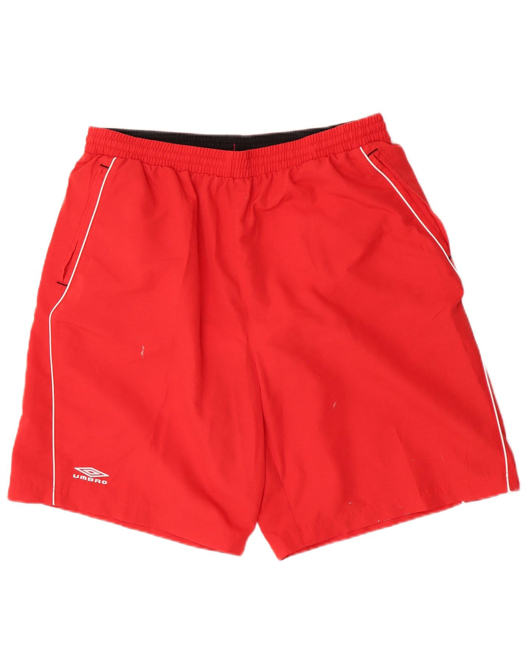 Umbro Mens Graphic Sport Shorts 2XL  Red Polyester