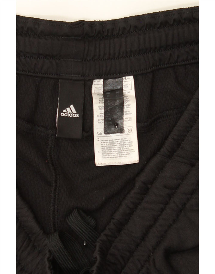 ADIDAS Mens Tracksuit Trousers XL Black Polyester Vintage Adidas and Second-Hand Adidas from Messina Hembry 