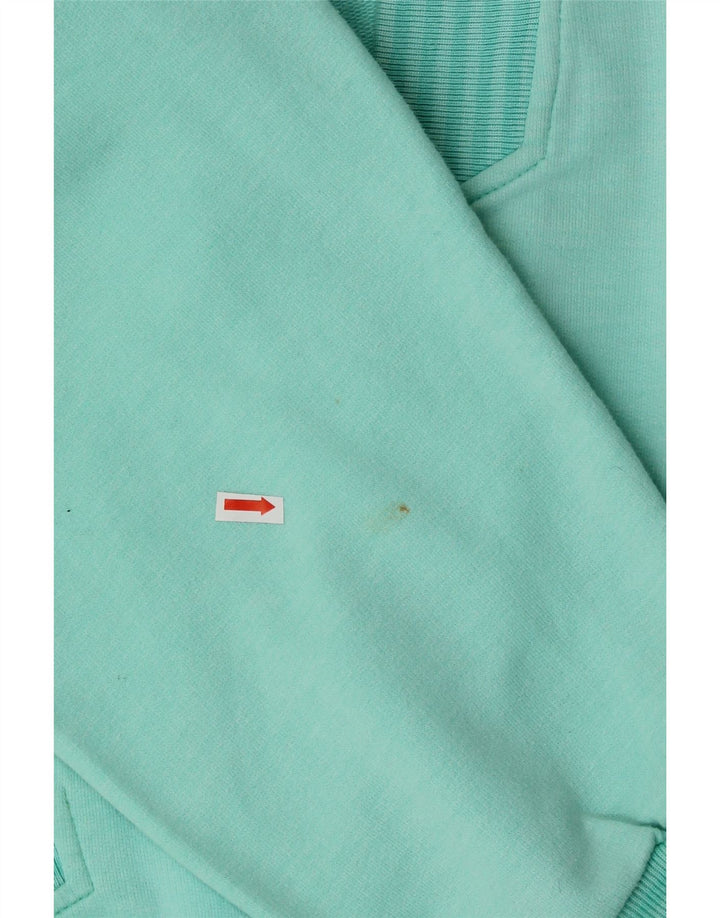 BELFE Mens Cardigan Sweater UK 40 Medium Turquoise Cotton Vintage Belfe and Second-Hand Belfe from Messina Hembry 