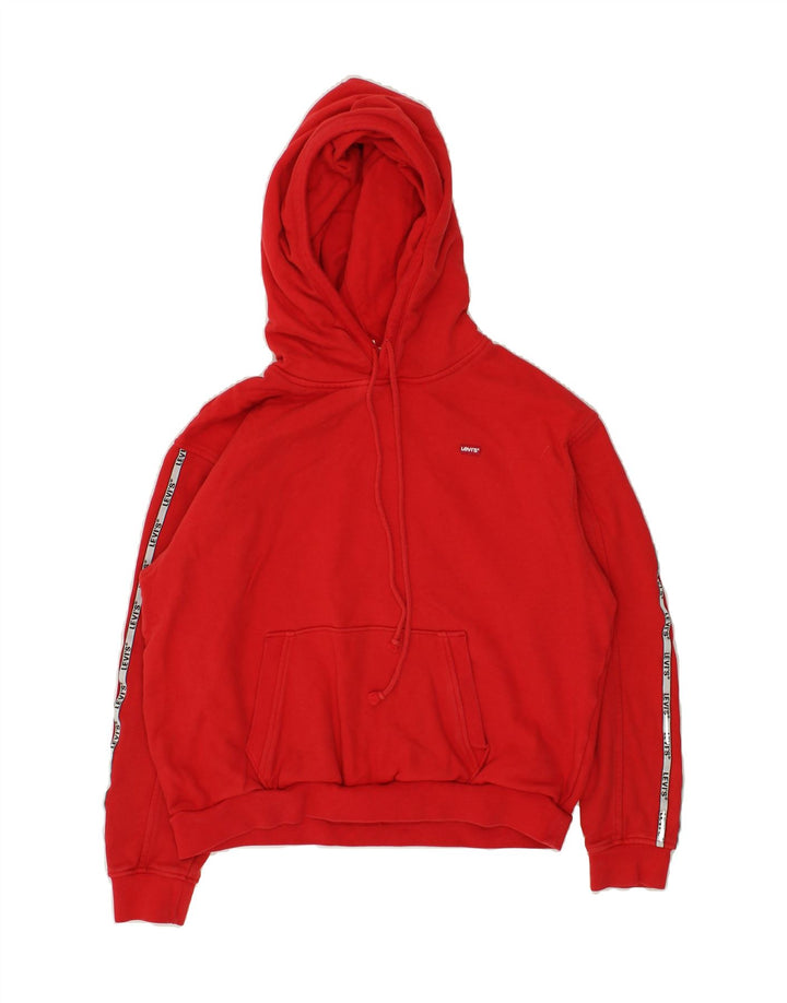 LEVI'S Mens Hoodie Jumper Small Red Cotton | Vintage Levi's | Thrift | Second-Hand Levi's | Used Clothing | Messina Hembry 