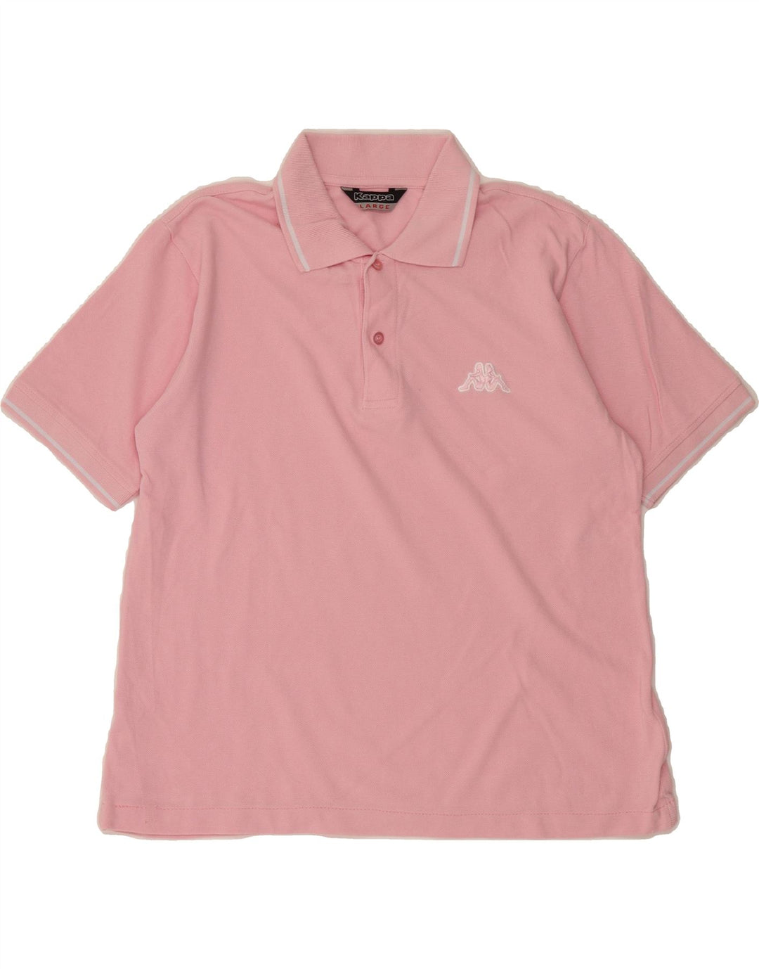 KAPPA Mens Polo Shirt Large Pink Vintage Kappa and Second-Hand Kappa from Messina Hembry 