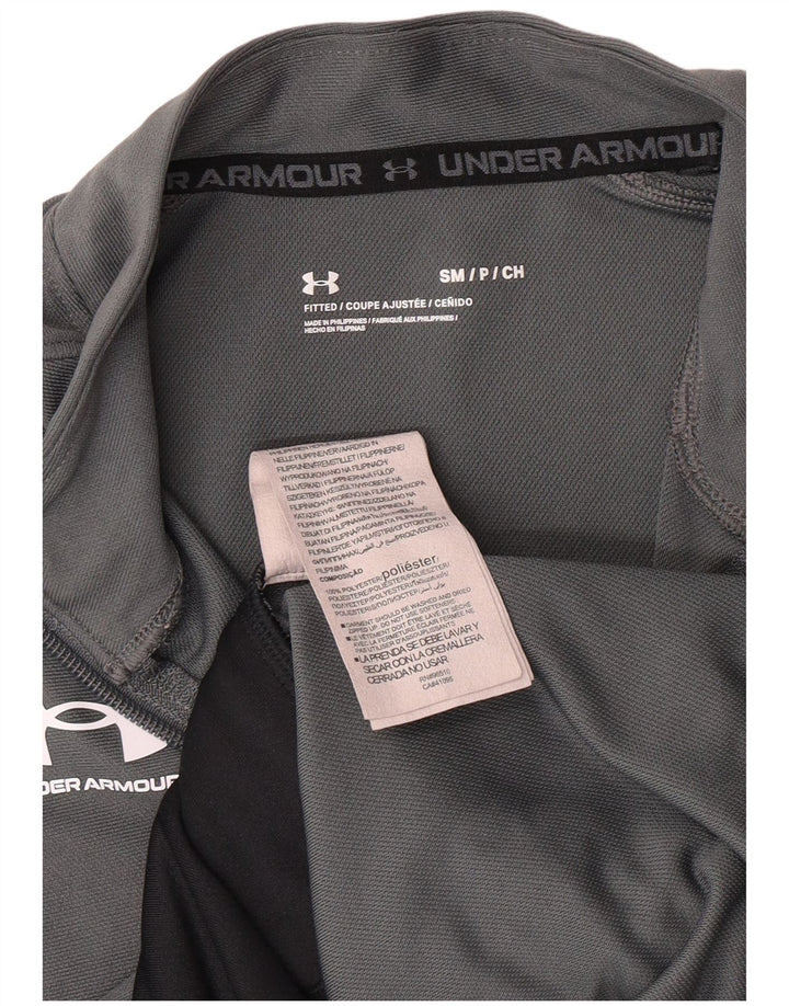 UNDER ARMOUR Womens Tracksuit Top Jacket UK 10 Small Grey Polyester
