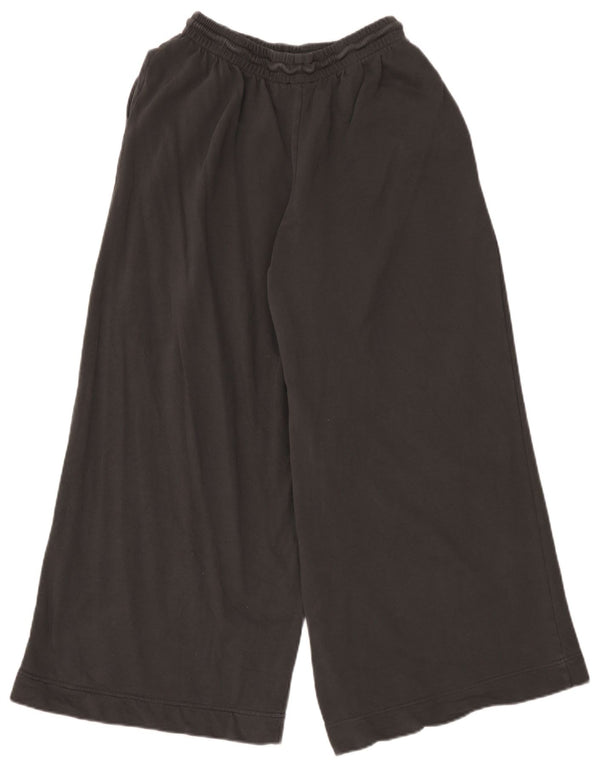 Zara Womens High Waist Loose Fit Tracksuit Trousers UK 10 Small Grey
