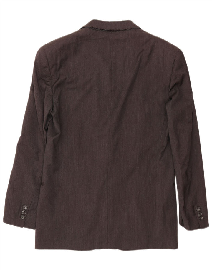 VALENTINO Mens 2 Button Blazer Jacket IT 46 Small Grey Virgin Wool