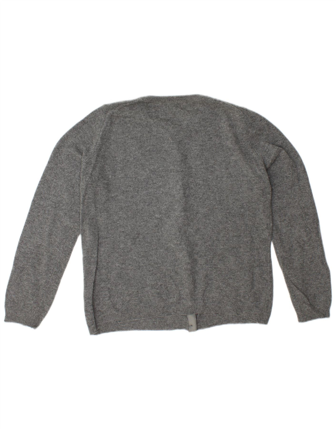 BENETTON Womens Cardigan Sweater UK 10 Small Grey