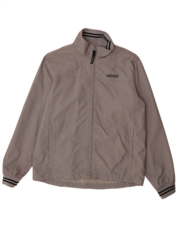 WOOLRICH Boys Bomber Jacket 13-14 Years Grey Nylon