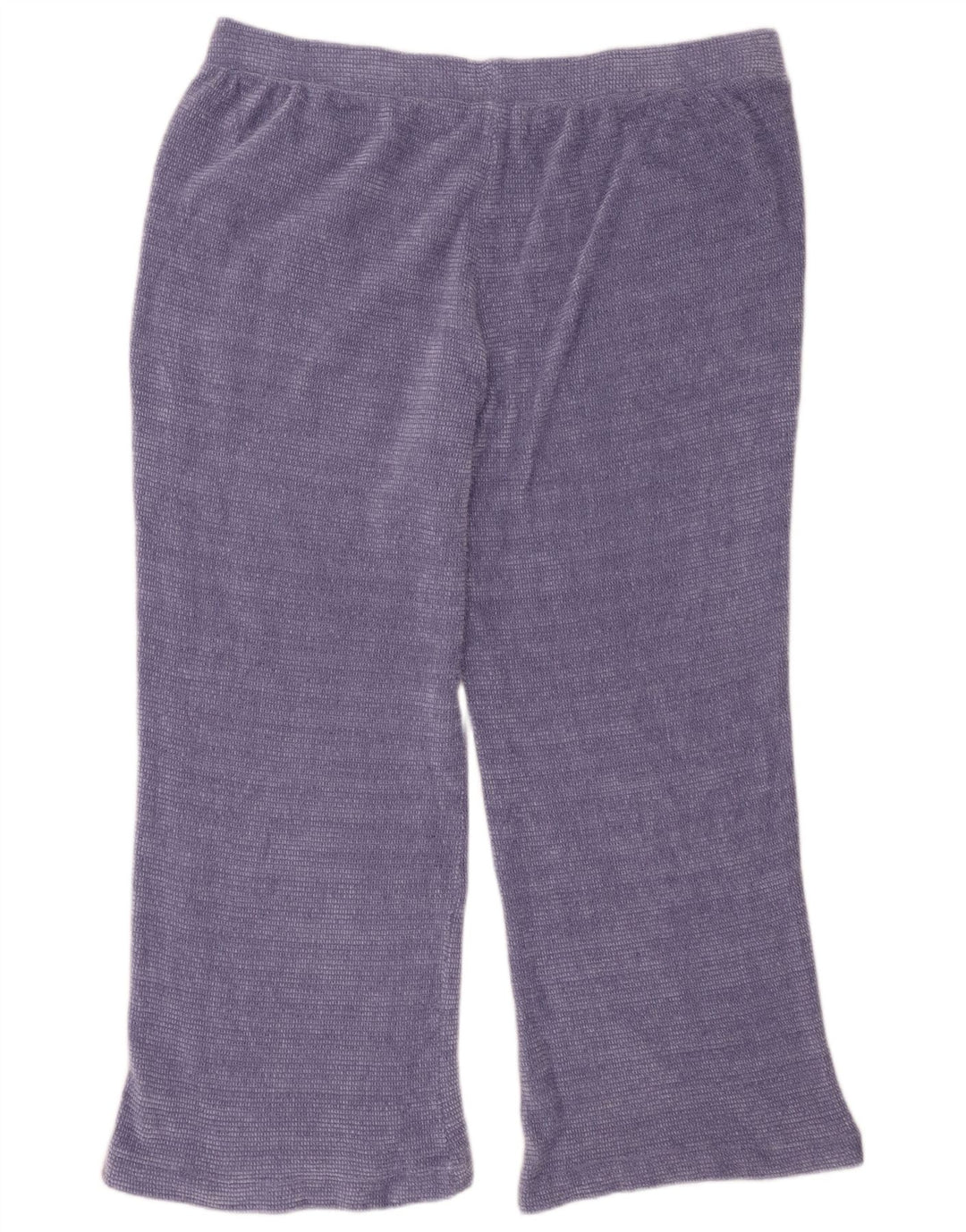 Marks & Spencer Womens Knit Tracksuit Trousers UK 18 XL  Purple Polyester