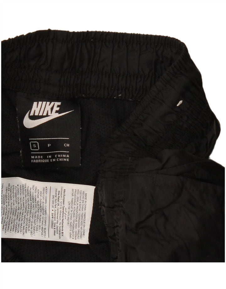 Nike Mens Tracksuit Trousers Joggers Small  Black Nylon