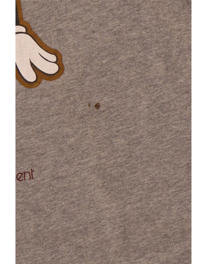 NIKE Mens Standard Fit Graphic T-Shirt Top XL Grey Cotton