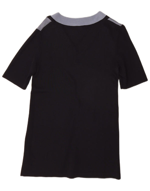 COS Womens Loose Fit Short Sleeves Jumper Dress UK 6 XS Navy Blue Striped