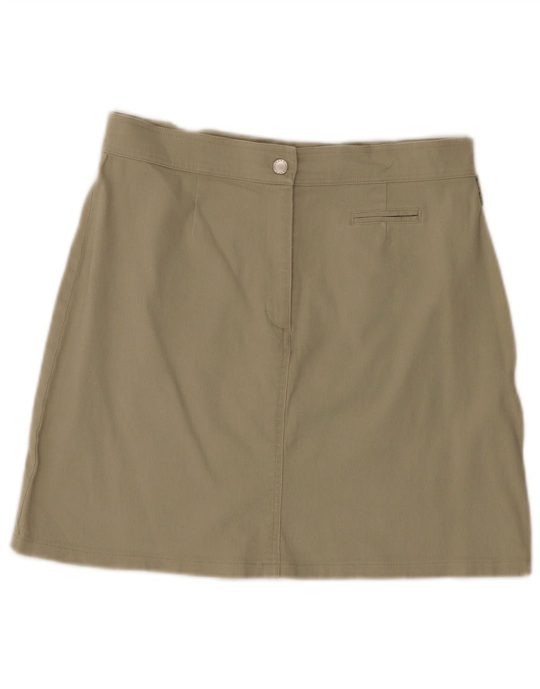 NAF NAF Womens Mini Skirt EU 40 Medium W28 Khaki Cotton