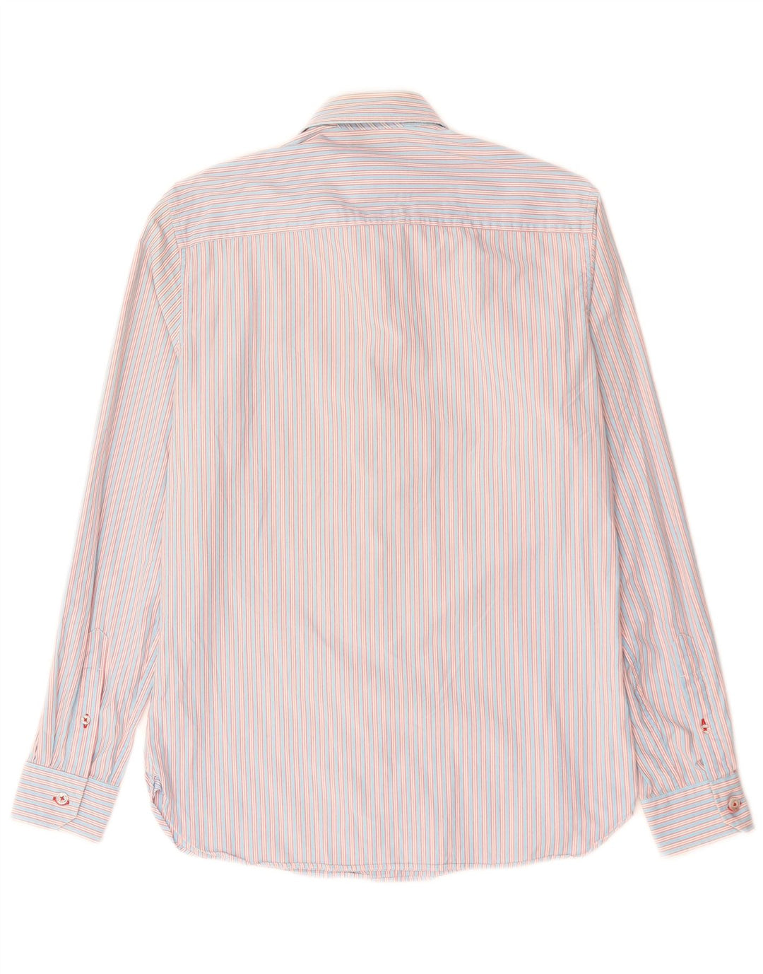 Crew Clothing Mens Tailored Fit Shirt Small Pink Striped Cotton