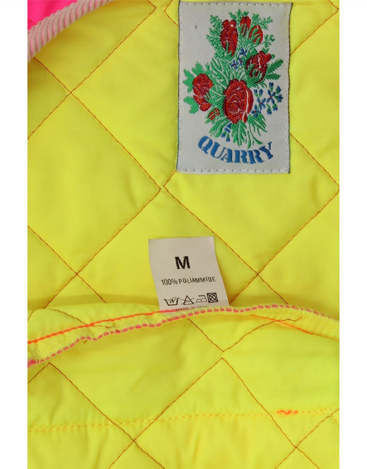 QUARRY Womens Quilted Gilet UK 14 Medium Pink Polyamide