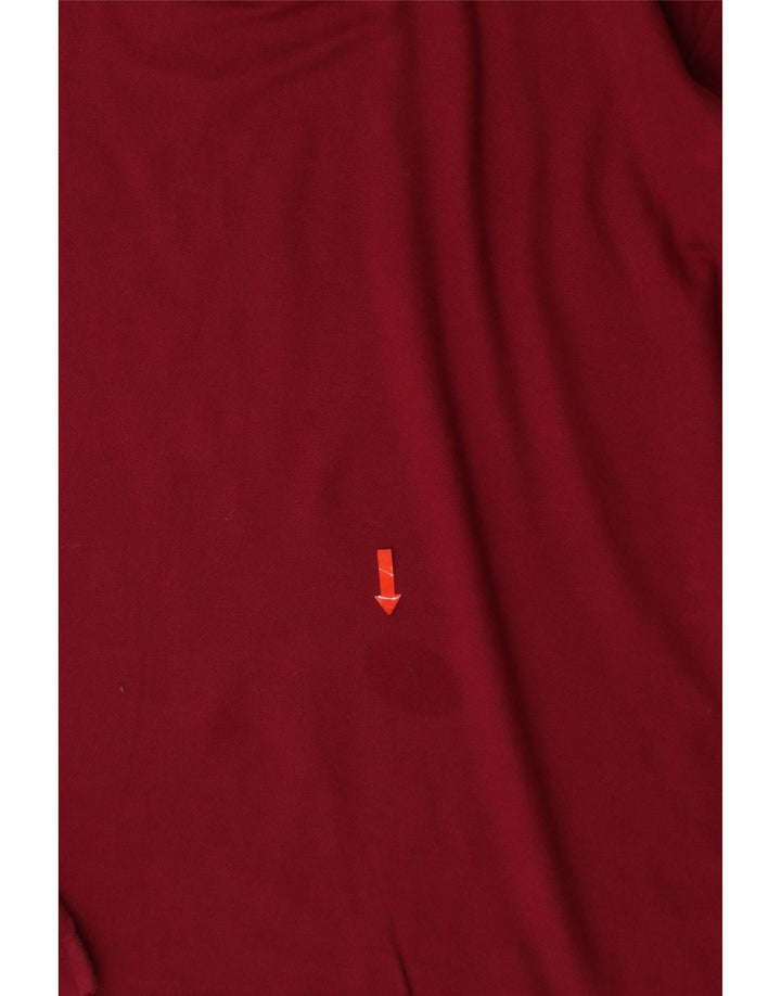 FILA Mens Polo Shirt IT 50 Medium Burgundy Vintage Fila and Second-Hand Fila from Messina Hembry 