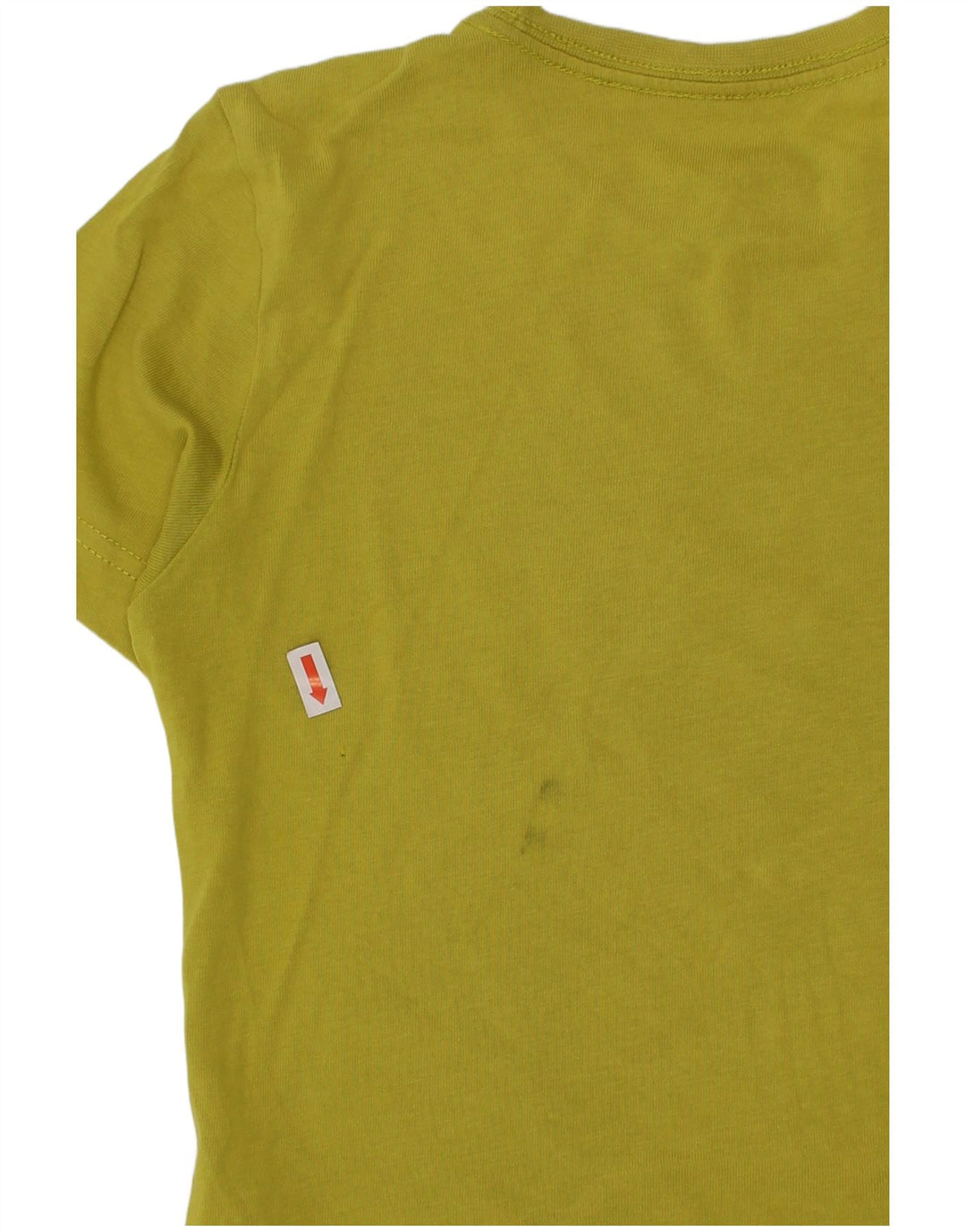 ADIDAS Boys Climalite Graphic T-Shirt Top 5-6 Years Green Cotton