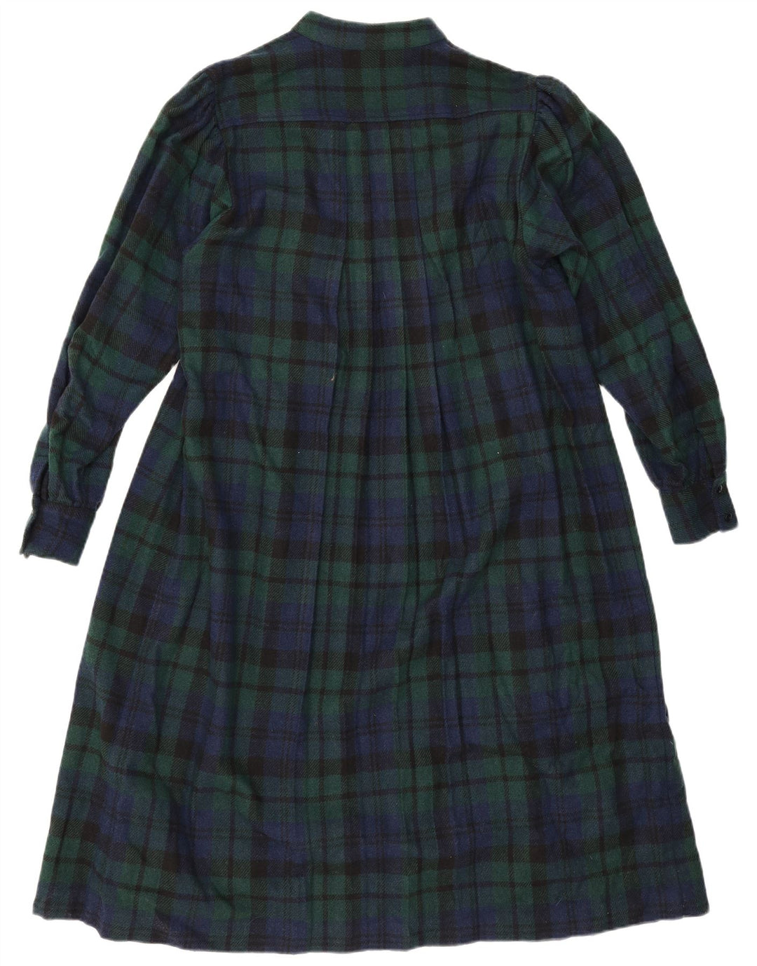 Vintage Womens Long Sleeve Maxi Dress IT 42 Medium Multicoloured Check