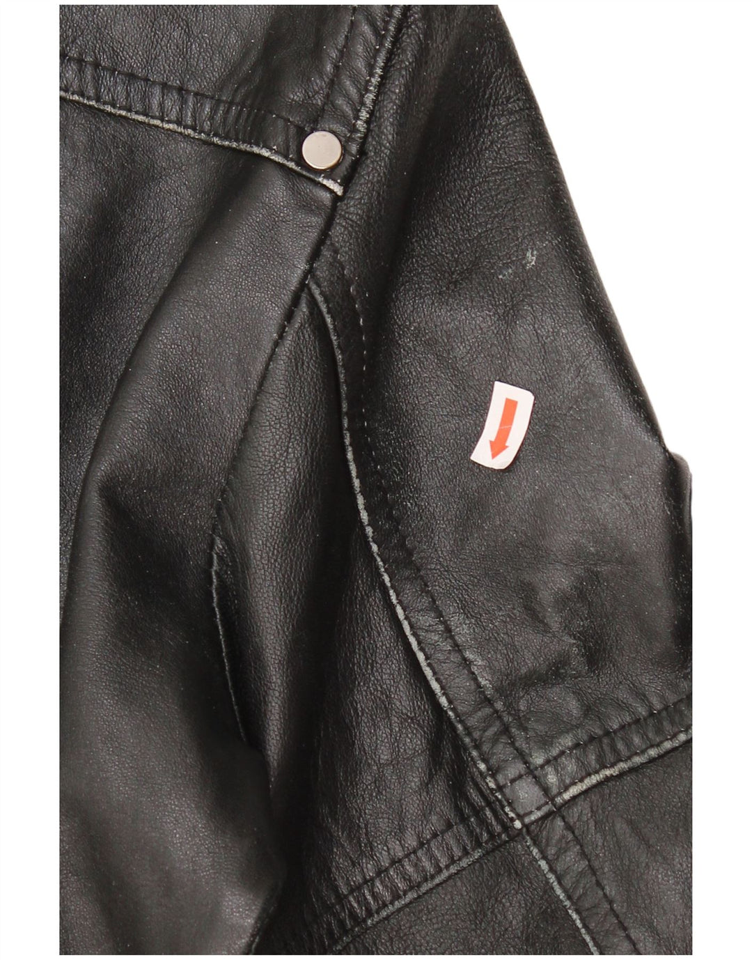 MOTIVI Womens Leather Jacket UK 14 Medium Black