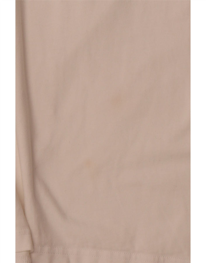 ADIDAS Womens Sleeveless T-Shirt Dress UK 16 Large White Cotton