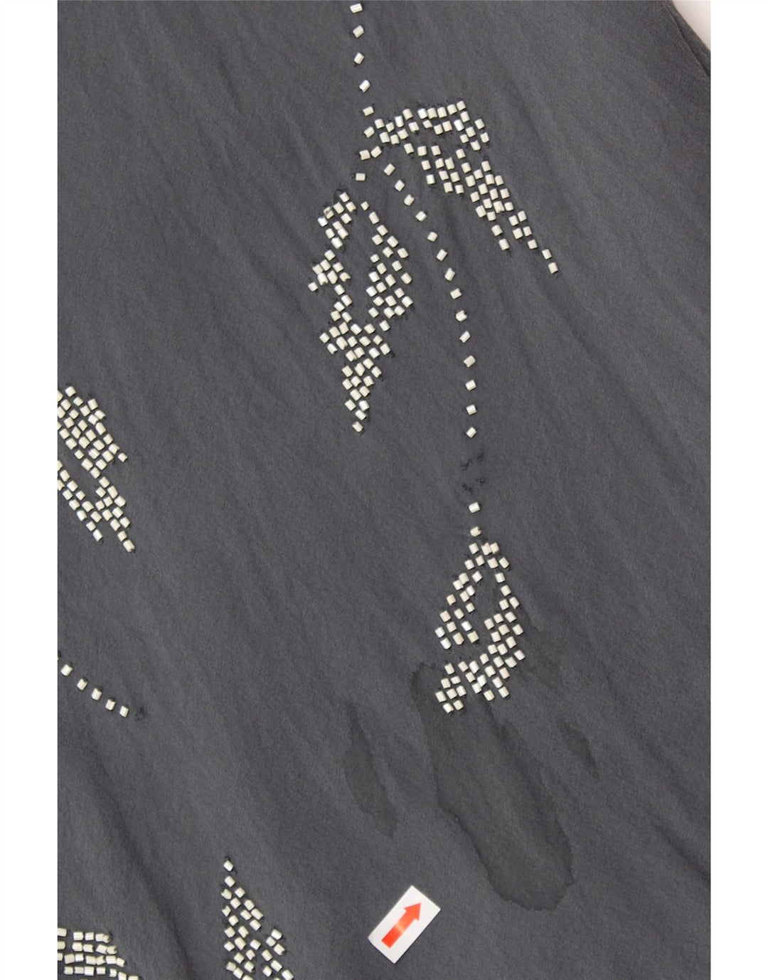 JACQUES VERT Womens Sleeveless Maxi Dress UK 14 Large Grey Floral Silk