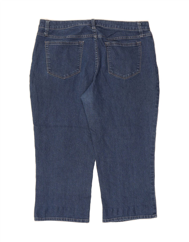 LEE Womens Riders Mid Rise Capri Jeans W36 L19 Blue Vintage Lee and Second-Hand Lee from Messina Hembry 