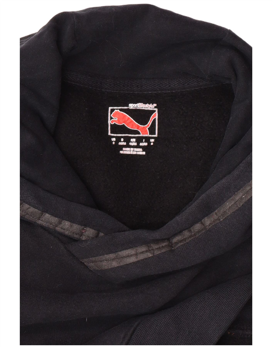 PUMA Mens Hoodie Jumper Small Black