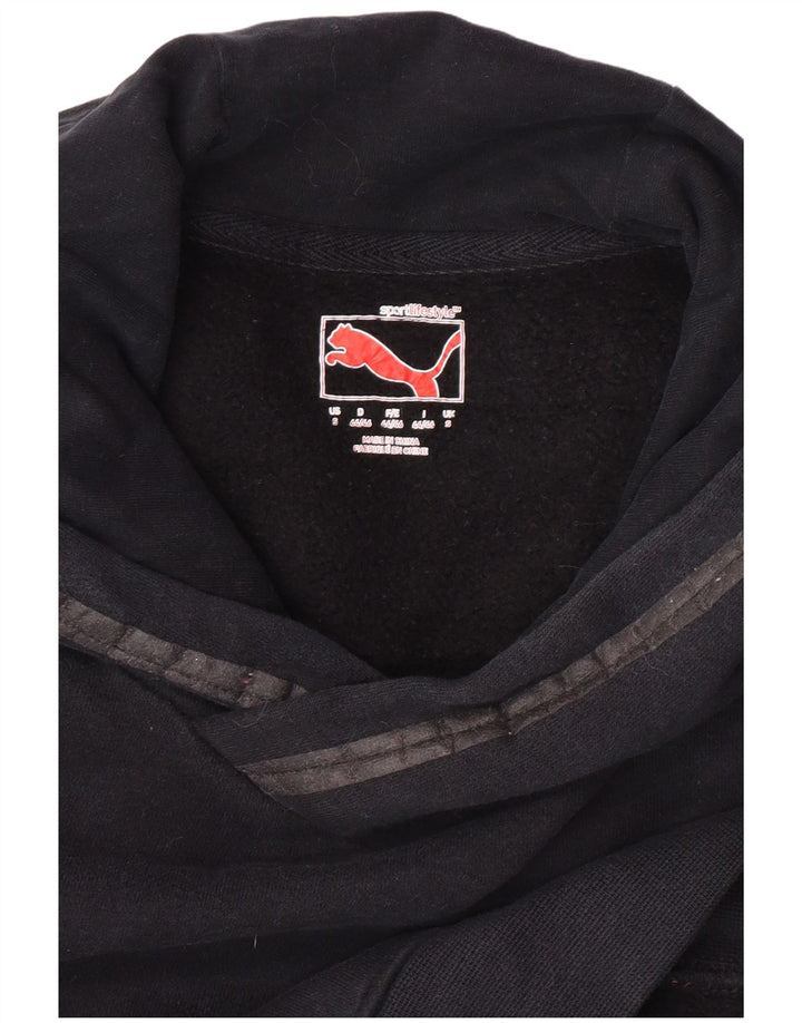 PUMA Mens Hoodie Jumper Small Black