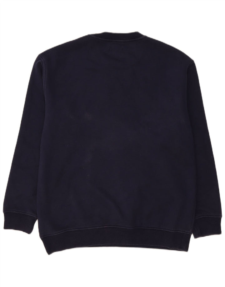 Tommy Hilfiger Mens Sweatshirt Jumper Large Navy Blue Cotton