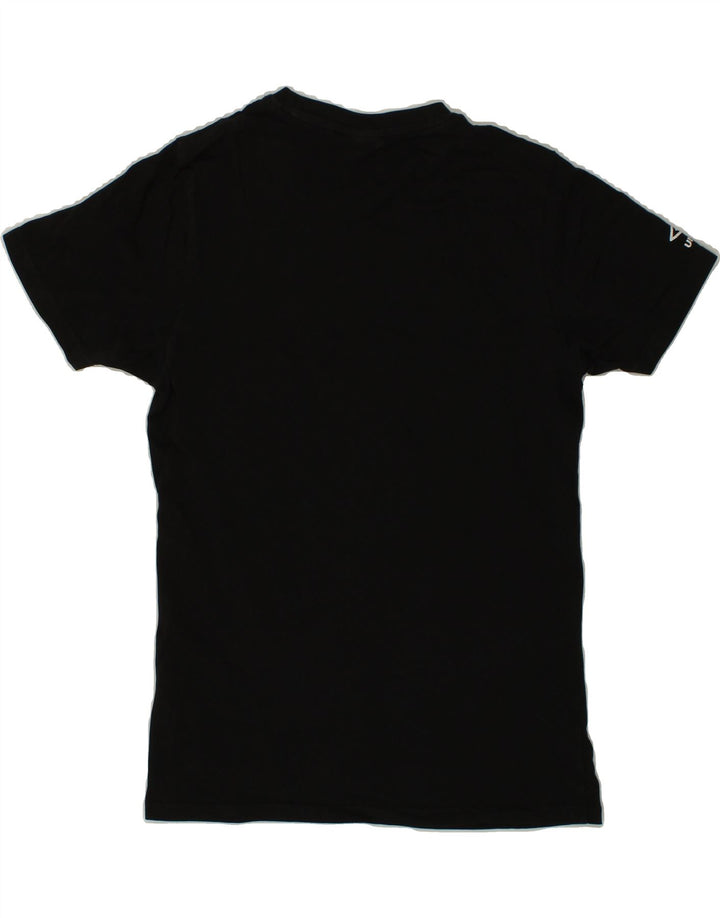 UMBRO Mens Graphic T-Shirt Top Small Black Cotton Vintage Umbro and Second-Hand Umbro from Messina Hembry 