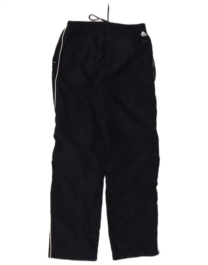 Adidas Mens Climalite Tracksuit Trousers Small Navy Blue Polyester
