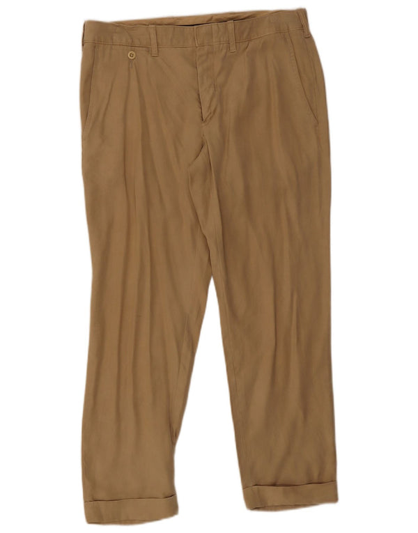 Ralph Lauren Womens Straight Chino Trousers US 6 Medium W32 L26 Beige