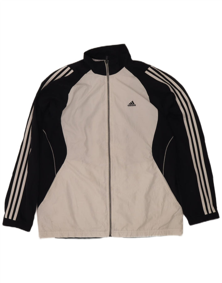 Adidas Mens Climacool Tracksuit Top Jacket Large Navy Blue Colourblock