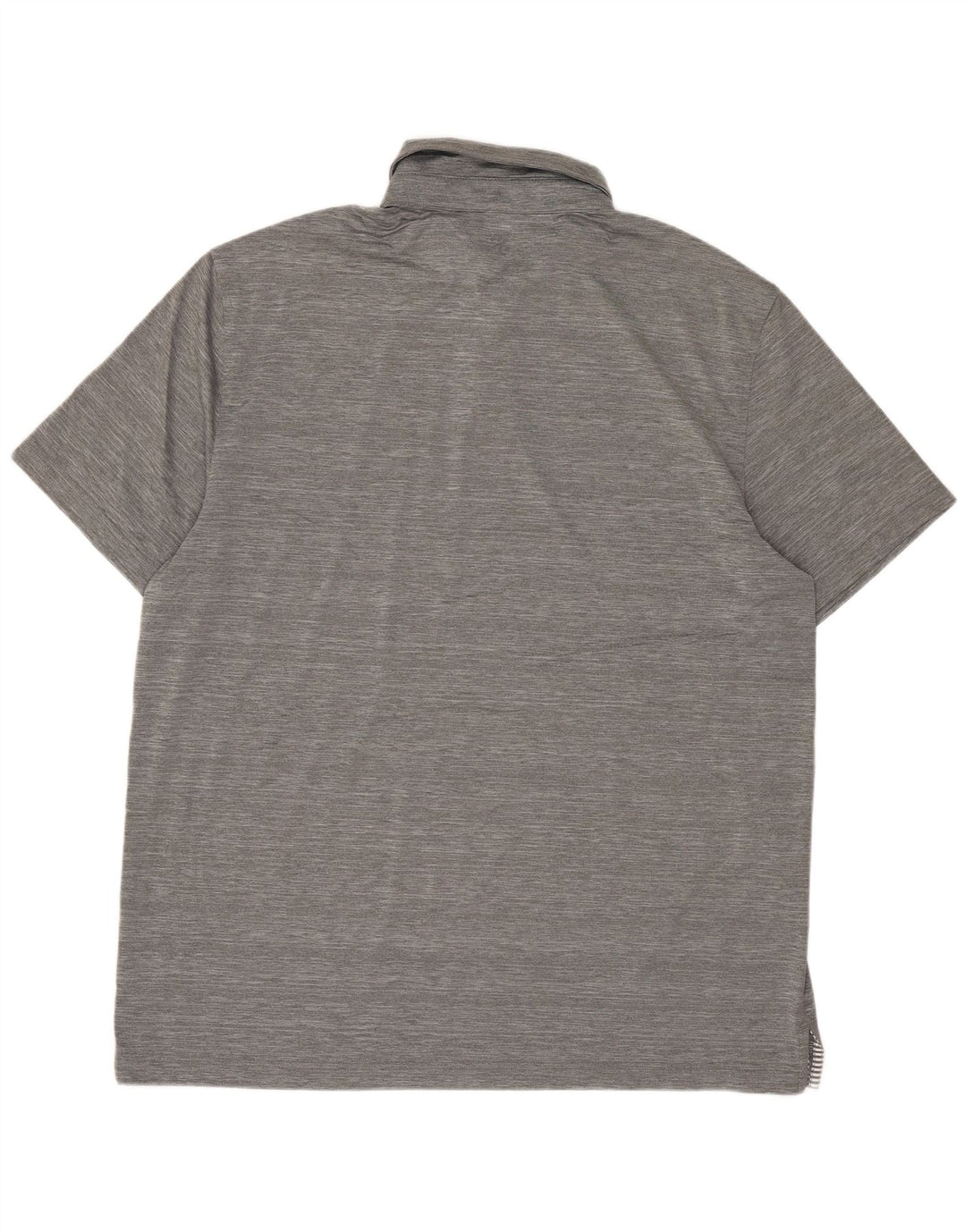 IZOD Mens Golf Polo Shirt Large Grey Flecked