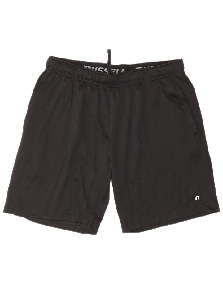 Russell Athletic Mens Sport Shorts Large  Black Polyester