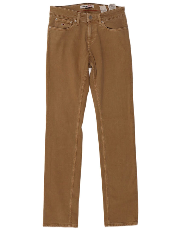 Tommy Hilfiger Mens Scanton Slim Jeans W28 L32 Beige Cotton