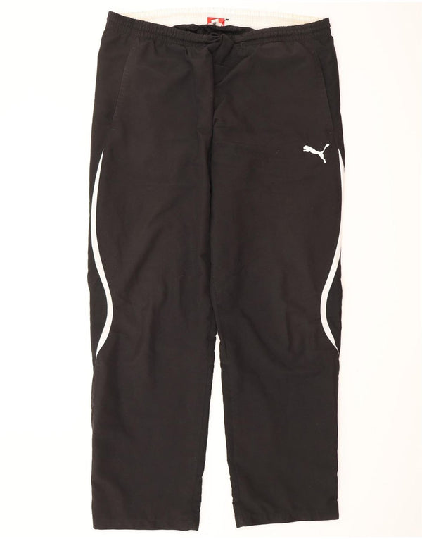 PUMA Mens Tracksuit Trousers Large  Black