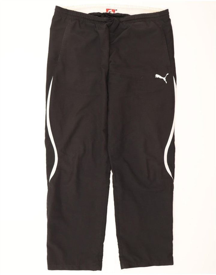 PUMA Mens Tracksuit Trousers Large  Black