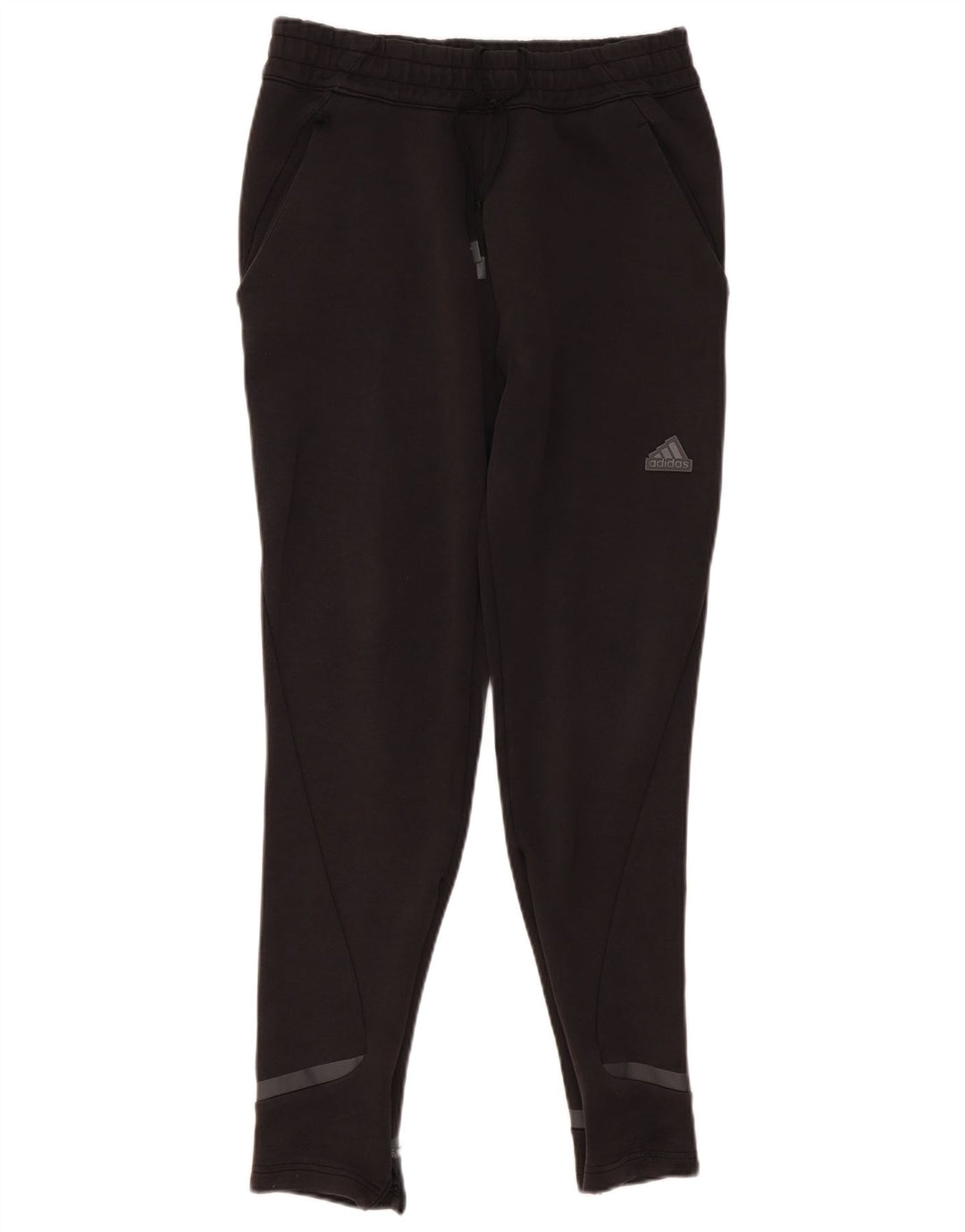 Adidas Mens Tracksuit Trousers Medium Black Cotton